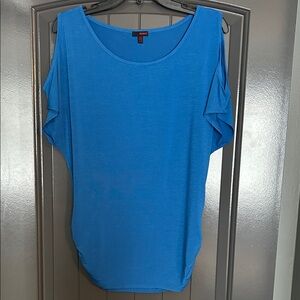 BONGO Vibrant Blue Short Sleeve Top